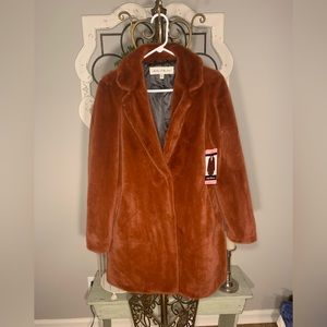 NWT Sebby Collection sz Small coat Rust
